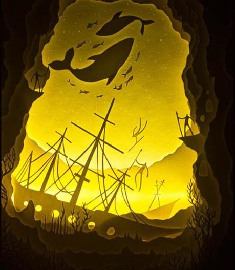 LIGHTING PAPER BOX hari-and-deepti-paper-art-10