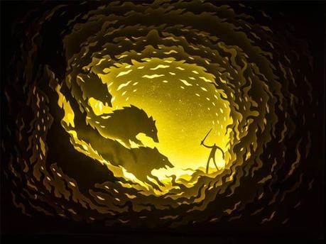 LIGHTING PAPER BOX hari-and-deepti-paper-art-5