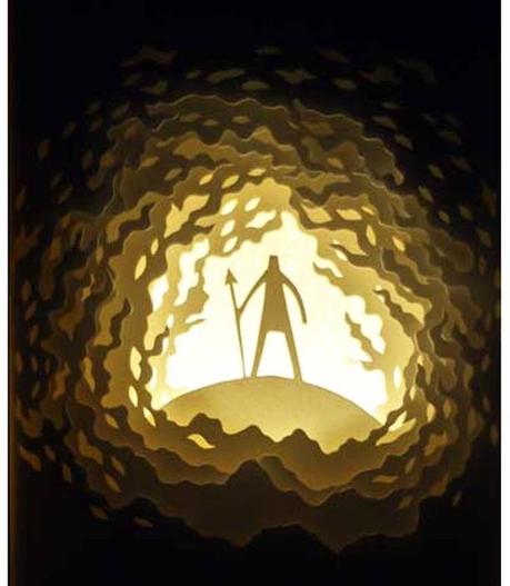 LIGHTING PAPER BOX hari-and-deepti-paper-art-4
