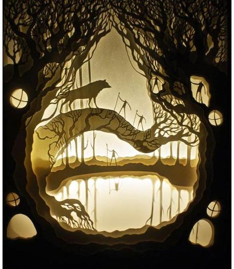 LIGHTING PAPER BOX hari-and-deepti-paper-art-20