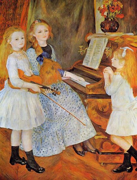 The Daughters of Catulle Mendes de Auguste Renoir