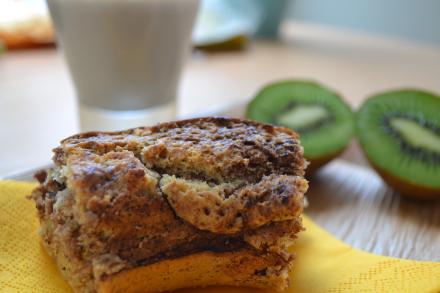 Le jeudi, c’est Veggie ! #25 Un gâteau sans oeuf et sans lait pour le goûter DSC_0039