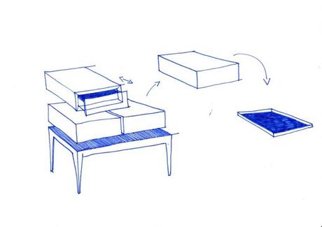 Cargot meuble à couverts par Amaury Poudray Cargot meuble à couverts par Amaury Poudray