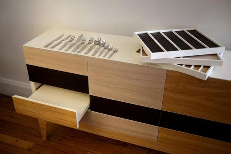 Cargot meuble à couverts par Amaury Poudray Cargot meuble à couverts par Amaury Poudray