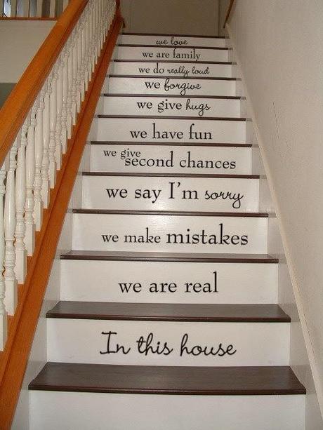 Faites passez un message avec vos escaliers ! 