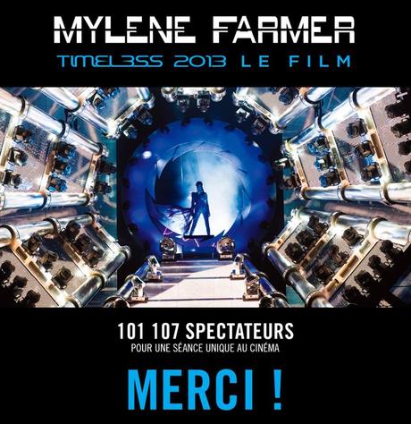 Mylène FARMER : record historique pour Timeless au Cinéma, notre review