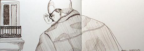 Les portraits volés du Starbucks De dos