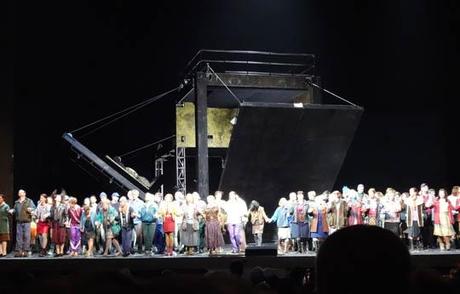 Le choeur salue, le 28 mars 2014, Munich, National theater 