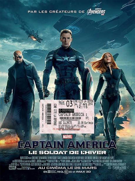 Critique de Captain America 2 le soldat de l'hiver