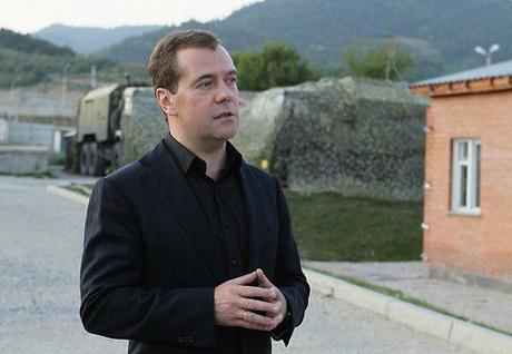 Dmitri Medvedev à Simferopol