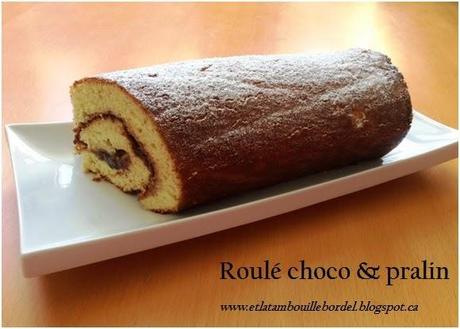 Roulé choco-pralin & caramel fleur de sel Roulé choco-pralin & caramel fleur de sel