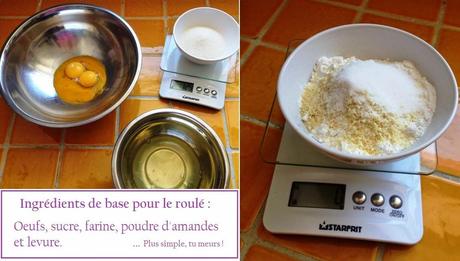 Roulé choco-pralin & caramel fleur de sel Roulé choco-pralin & caramel fleur de sel