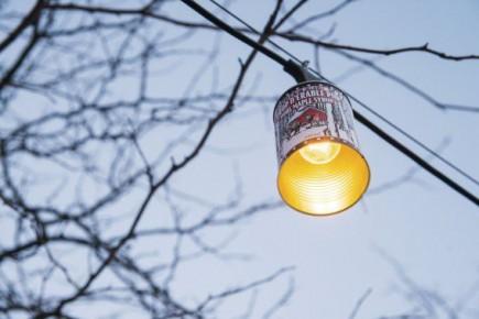 Inspiration déco : le temps des sucres Cabane - luminaire