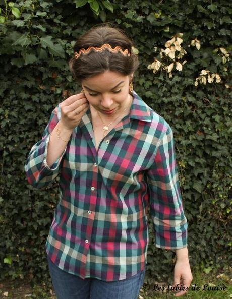 Des carreaux pour ma sœurette ! {Je couds pour vous} Chemise à carreaux pour Alice - Les lubies de louise-9
