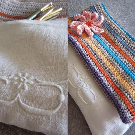 Rayures et vieille broderie...! Rayures et vieille broderie...!