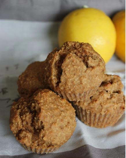 Muffins au citron et farine complète