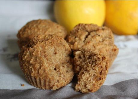 Muffins au citron et farine complète