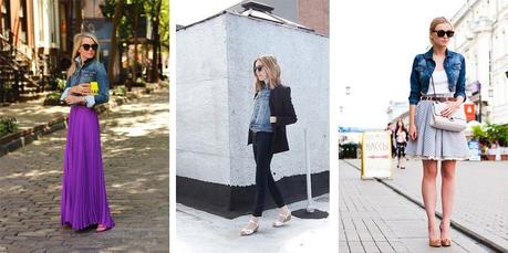Veste en jeans tendance printemps 2014 !