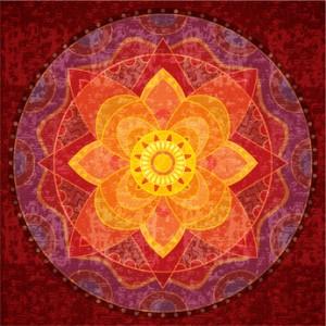 Méditation guidée : retour vers le soi évolué mandala grunge