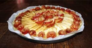 Tarte aux pommes « Bouquet de roses » Tarte aux pommes « Bouquet de roses »