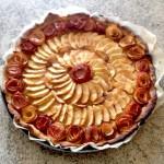 Tarte aux pommes « Bouquet de roses » tarte-pomme-roses-caramel-1