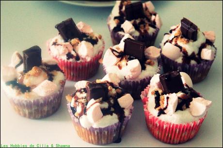 Smore's cupcake #BatailleFood11 Smore's cupcake #BatailleFood11