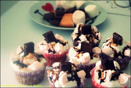 Smore's cupcake #BatailleFood11 Smore's cupcake #BatailleFood11
