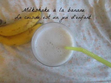 Milkshake à la banane