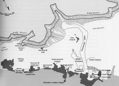 Découverte à Abydos, d'une dernière demeure vieille de 3300 ans et de sa pyramide, en Égypte antique ! map-of-monuments.jpg