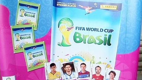 Présentation de l’album Panini pour la Coupe du monde au Brésil Présentation de l’album Panini pour la Coupe du monde au Brésil
