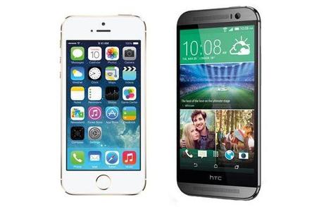 iPhone 5S vs HTC One M8