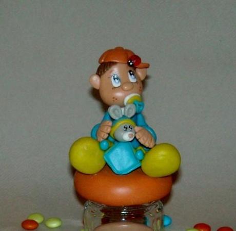 Pot à dragée avec p'tit gars et son doudou DSCN6539