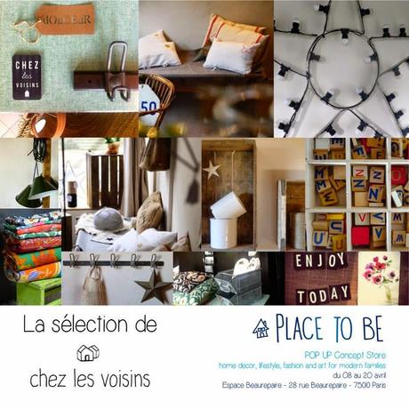 Pop-up store Place to be / Esapce Beaurepaire /