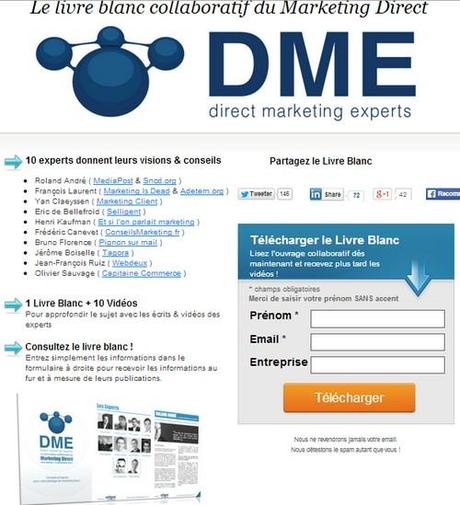 Le Mini Guide pour obtenir plus de prospects avec un Blog – Partie 2 livre blanc collaboratif