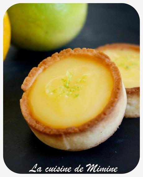 Tartelette citron jaune - citron vert (meringuée ou pas !) DSC00829