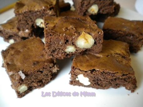 Brownies aux 2 chocolats et aux fruits secs Brownies aux 2 chocolats et aux fruits secs