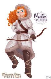 merida_as_ygritte_by_djedjehuti-d770r6b Game Of Thrones : c’est reparti pour la saison 4
