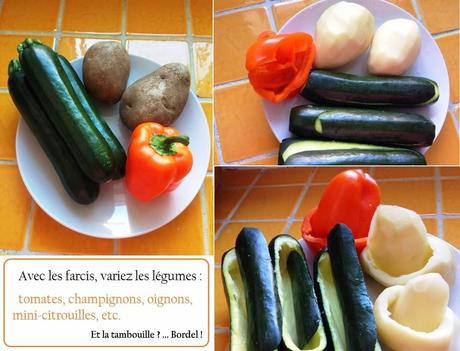Légumes farcis à la mode Tambouilleuse