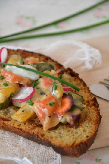 Pain perdu aux légumes et Saint Agur Crème® Pain-perdu-St-Agur-Creme10.JPG
