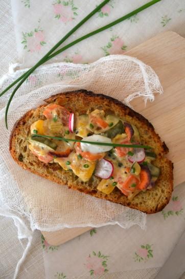 Pain perdu aux légumes et Saint Agur Crème® Pain-perdu-St-Agur-Creme5.JPG