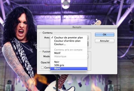 Comment alléger ses fichiers Photoshop. Tuto-poids-remplir