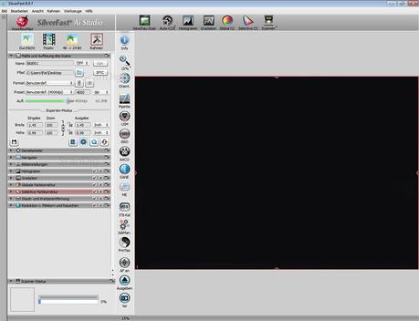 Reflecta RPS 7200 et Silverfast screenshot-silverfast