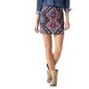 Mini-jupe brodée - Marine - Jupes - Femme - Promod Promod nous surprend agréablement