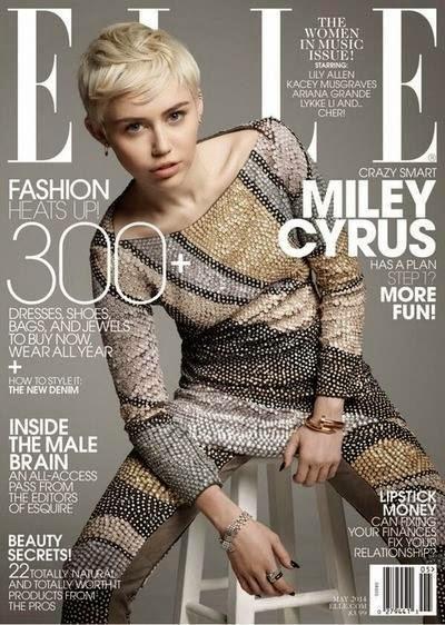 Incroyable : Miley Cyrus habillée de la tête aux pieds pour le magazine Elle