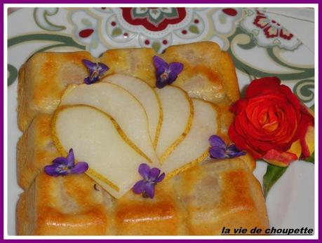 GATEAU MOELLEUX AUX POIRES gateau moelleux aux poires-41