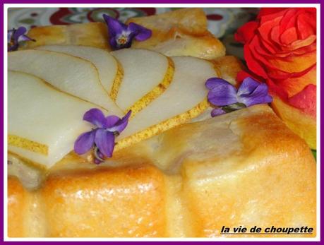 GATEAU MOELLEUX AUX POIRES gateau moelleux aux poires-40