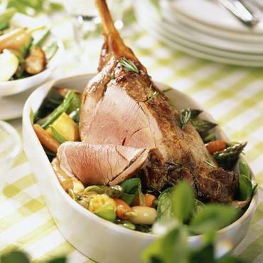 Gigot d'agneau printanier gigot-d-agneau-printanier