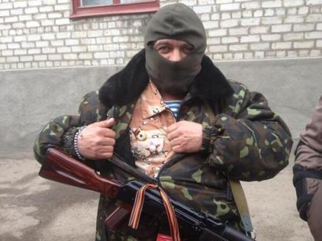 Milicien pro-russe de Sloviansk