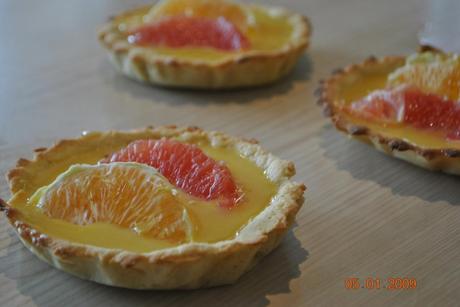 Tartelettes aux agrumes♣ faites pas attention à la date, j'ai la flemme de la règler ;)