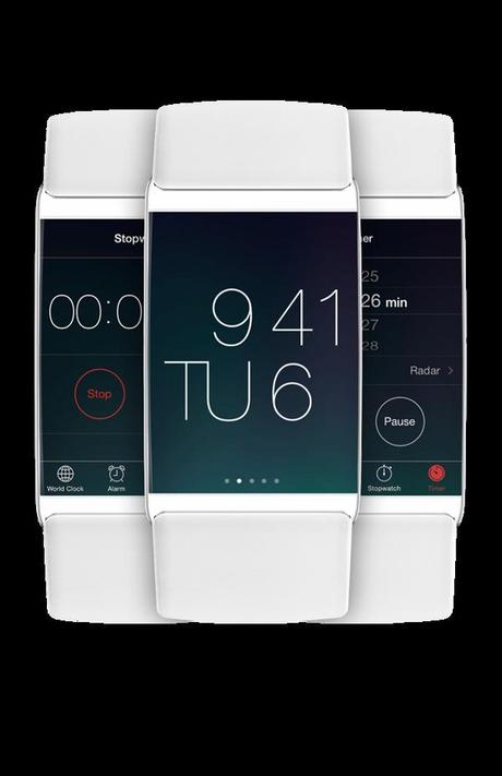 La iWatch connectée à l'iPhone? Nous, on la voit comme ça...